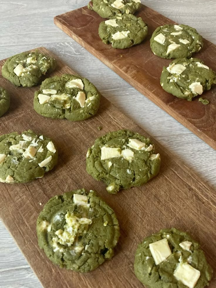 Matcha White Choco Cookies